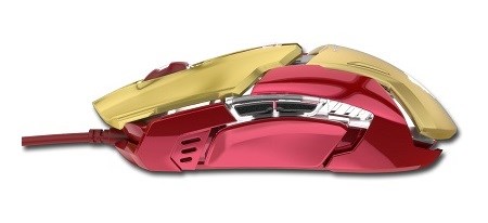 E-Blue Myš IRON MAN ARMOR EMS610, zlatá mikrospínače OMRON